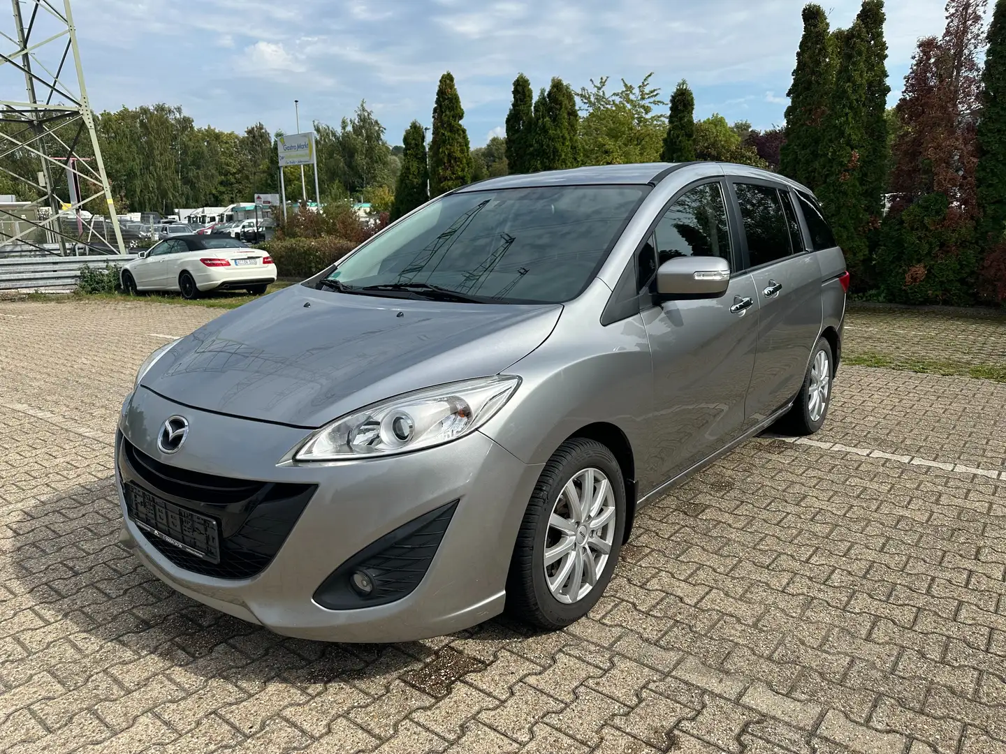 Mazda 5 5 2.0 MZR, Top Zustand, 7 Sitze, Navi, TÜV neu Silber - 1