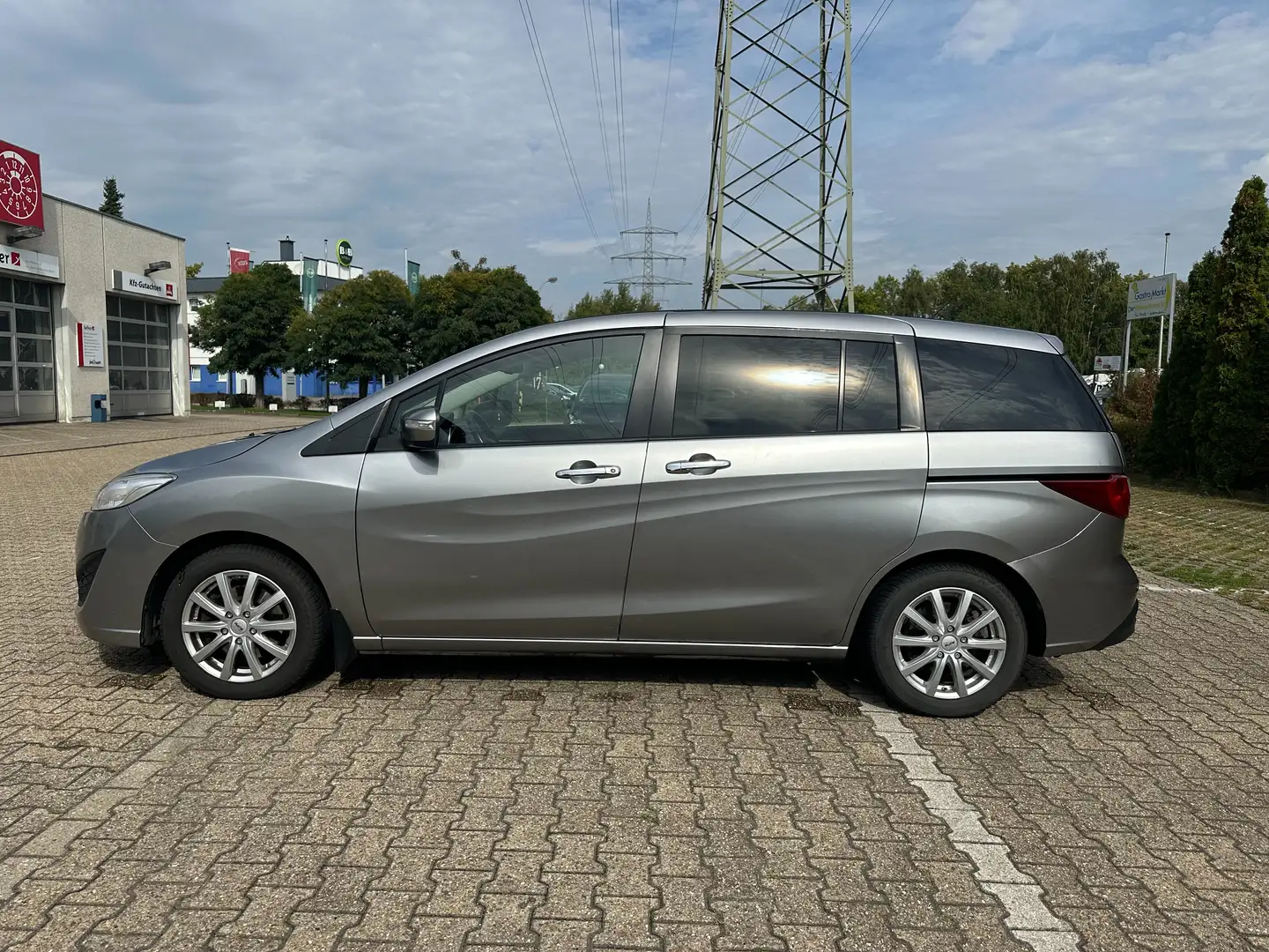 Mazda 5 5 2.0 MZR, Top Zustand, 7 Sitze, Navi, TÜV neu Silber - 2