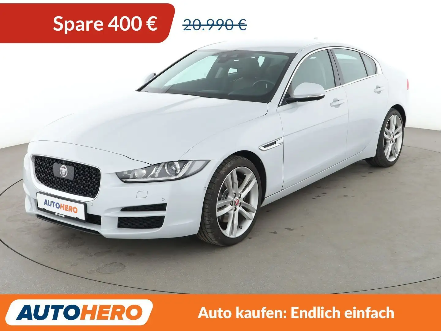 Jaguar XE 25t Portfolio Aut.*NAVI*XENON*TEMPO*360°*PDC*SHZ* Weiß - 1