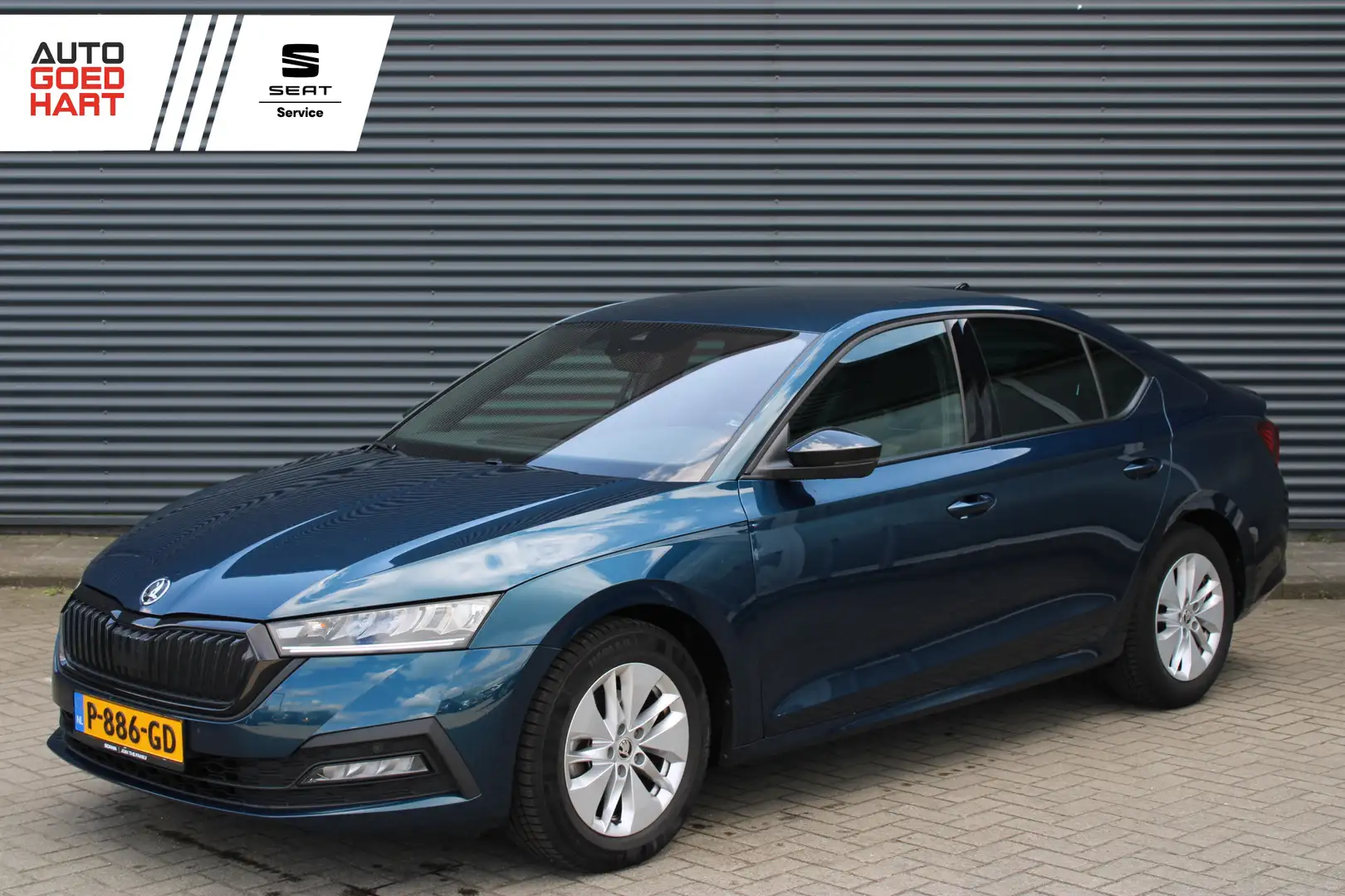 Skoda Octavia 1.0 e-TSI Sport Business Virtual-Cockpit Full-Led Blauw - 1