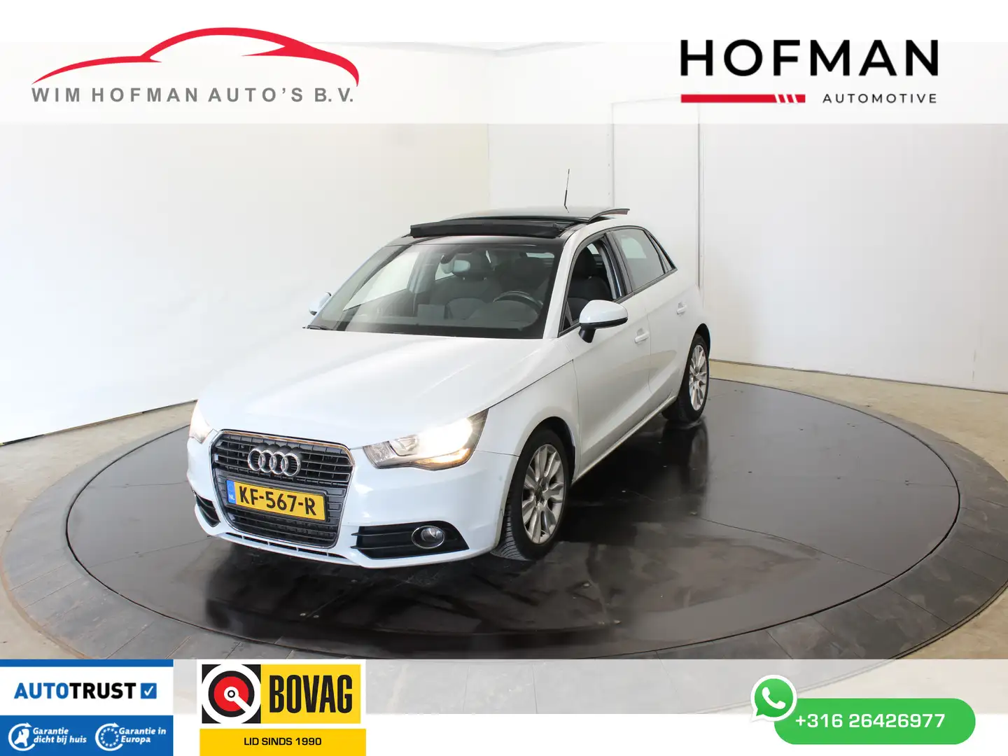 Audi A1 Sportback 1.4 TFSI Attrac Pano PDC Stoel Ver Bose Weiß - 1