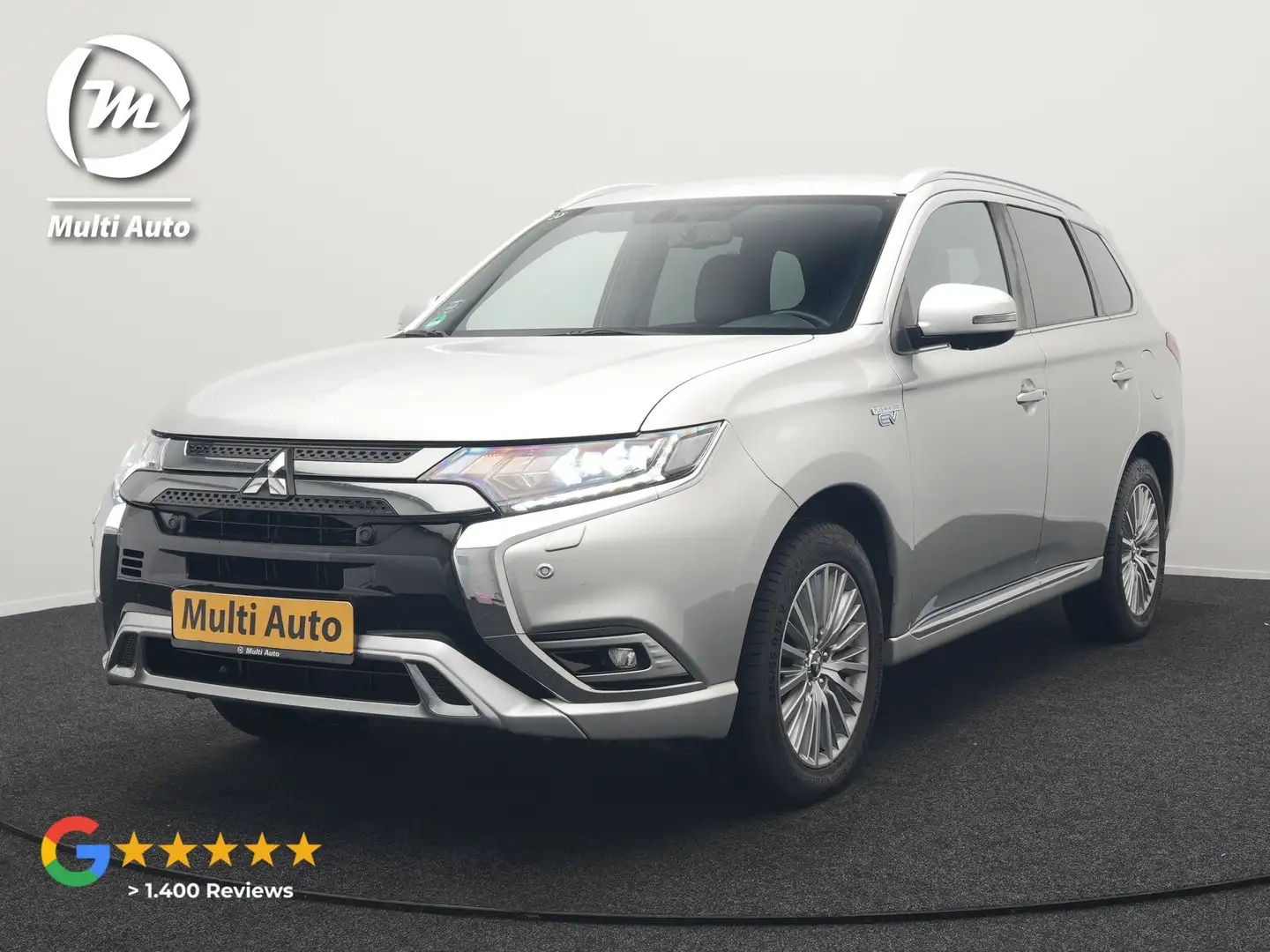 Mitsubishi Outlander 2.4 Intense+ Plug In Hybrid 225pk Dealer O.H PHEV Zilver - 1