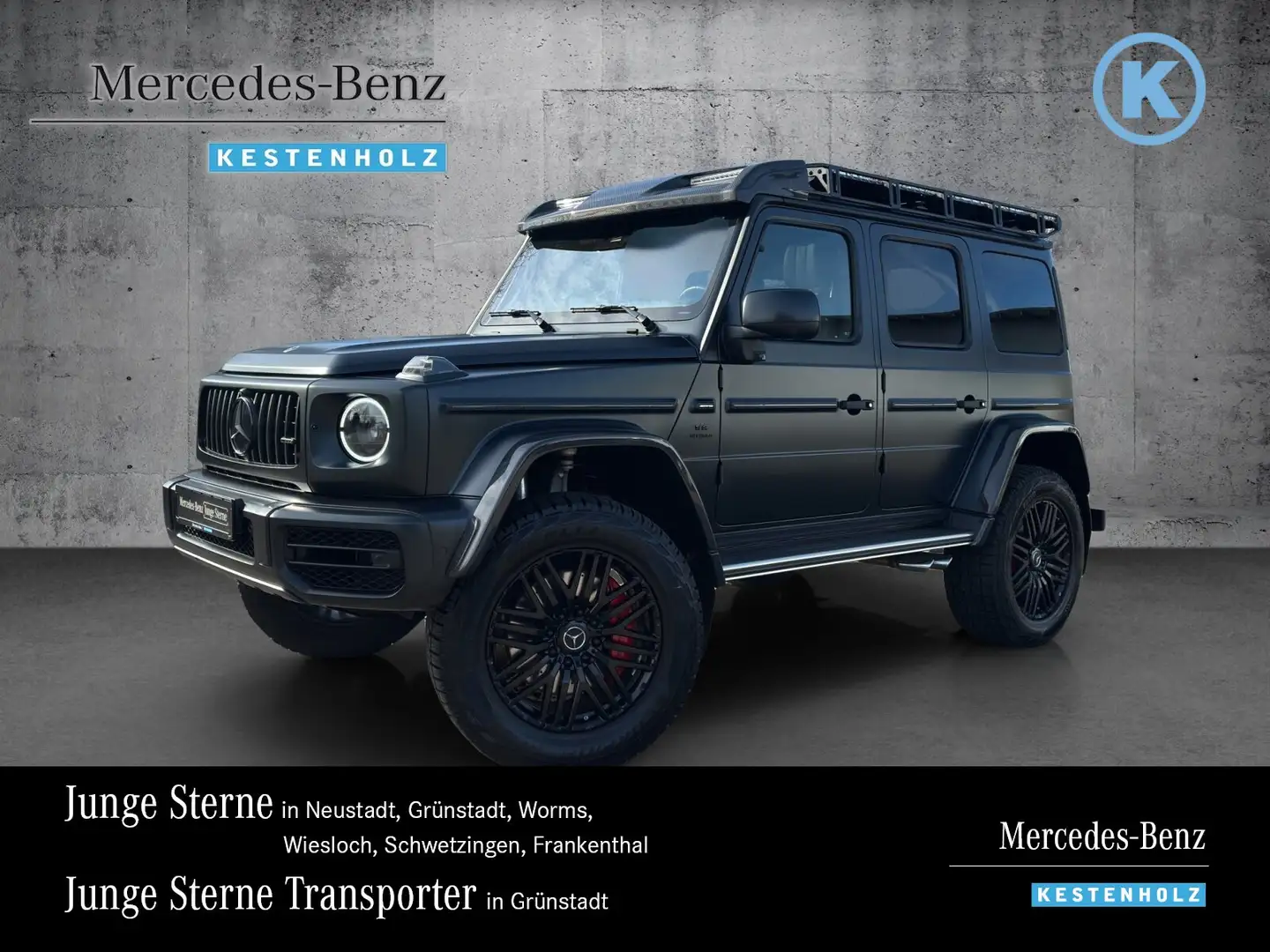 Mercedes-Benz G 63 AMG G 63 4x4² AMG MAGNO+NIGHT1&2+SCHIEBEDACH+BURM+TV Schwarz - 1