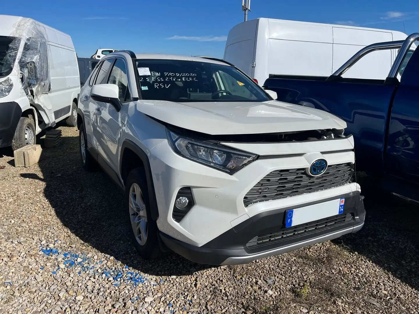 Toyota RAV 4 Rav 4 2.5i Hybride 218 CVT 2WD / FS149 Blanc - 1