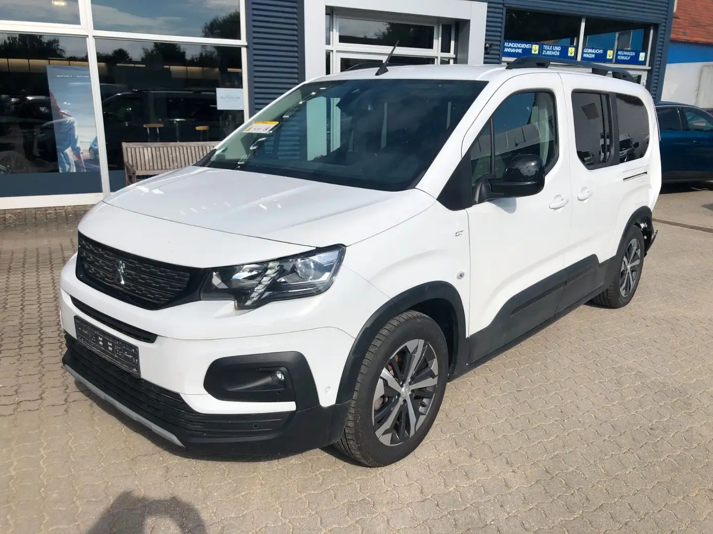Peugeot Rifter 136 GT L2 Elektro 7Sitze * Unfallschaden* Weiß - 2