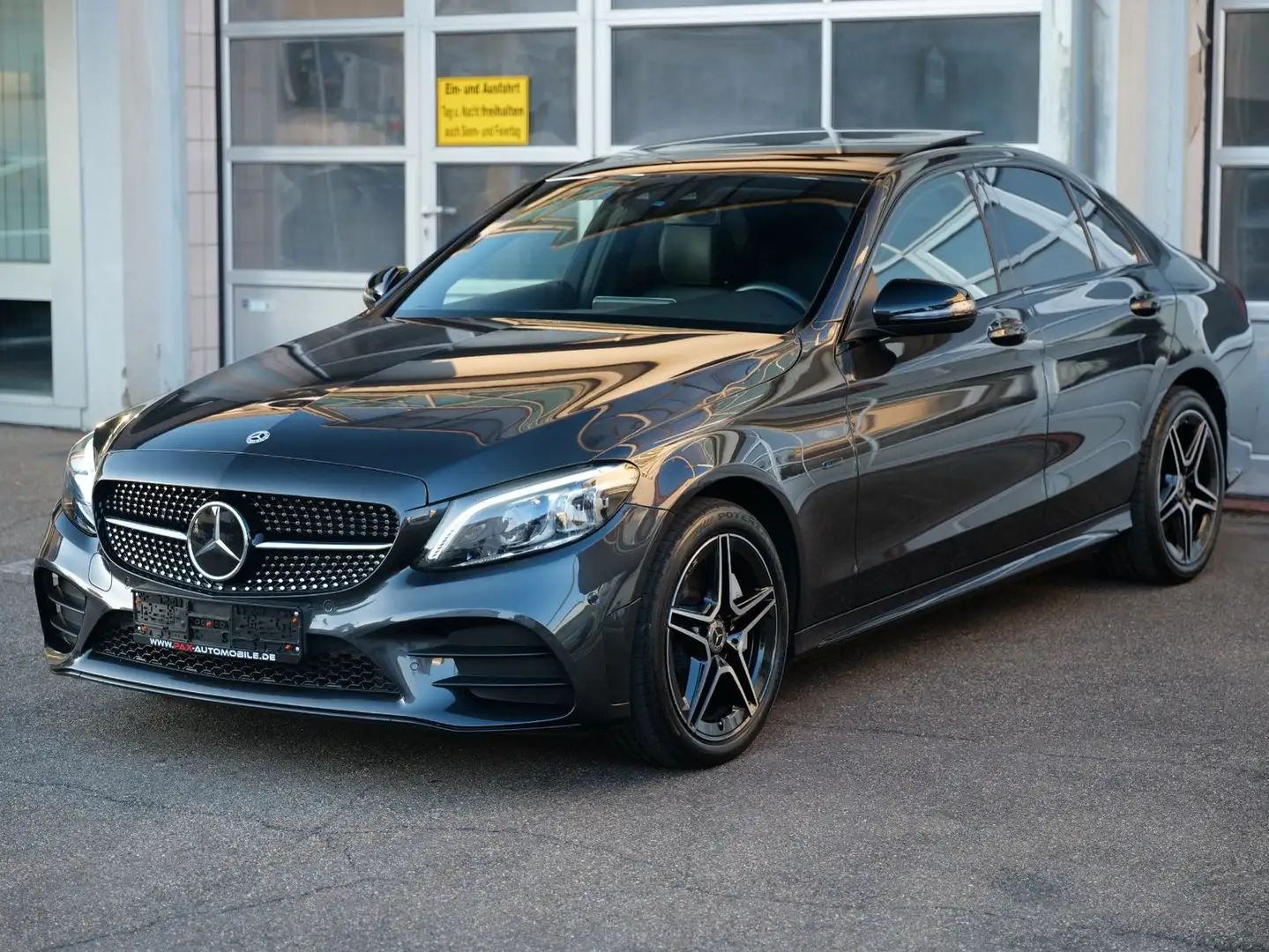 Mercedes-Benz C 300 C300de Edition 19 AMG LINE+PANO+DISTRONIC+BURMES Gris - 2