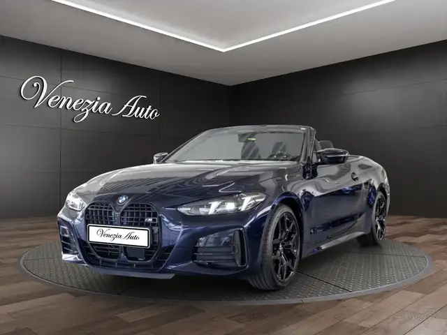 BMW 440 440i Cabrio 374cv xDrive ACC Gancio Tetto Navi Harman 360 Pelle Keyless HUD Matrix LED Ambient