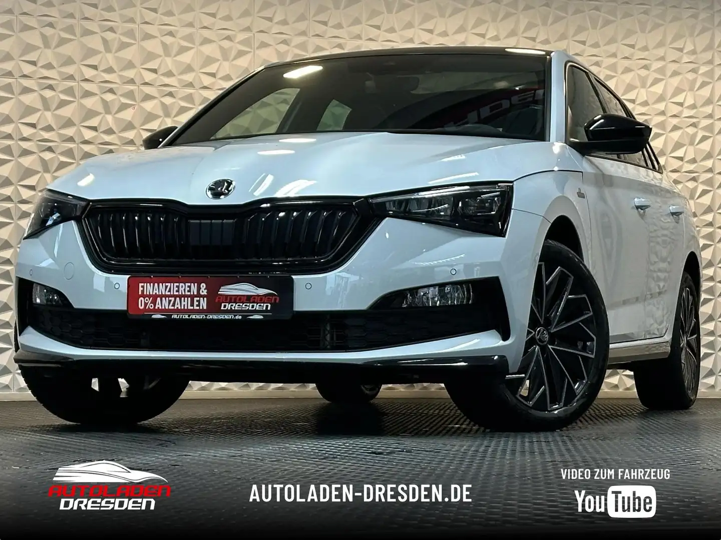 Skoda Scala 1.0TSI MONTE CARLO LED#CAM#TEMPO#SPUR#SHZ Білий - 1