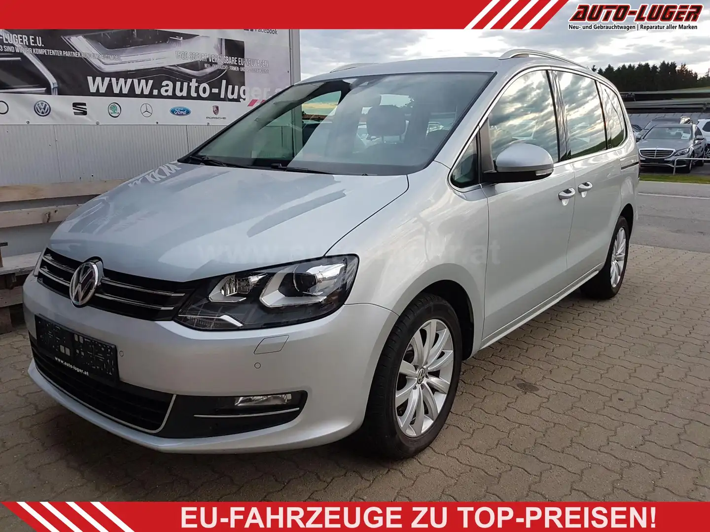 Volkswagen Sharan Highline BMT/Start-Stopp 2.0 TDI Business+ 110 ... Silber - 1