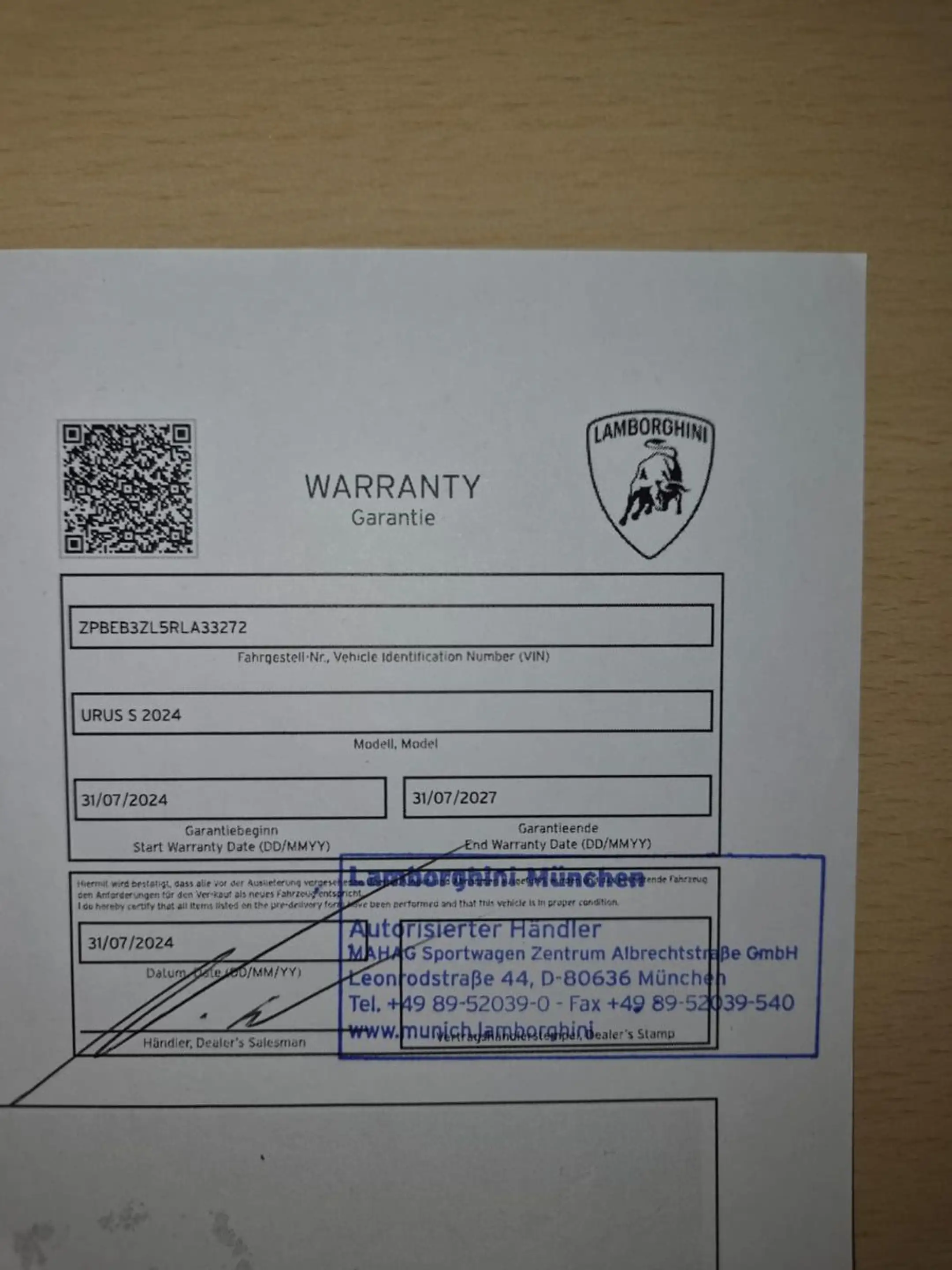 Lamborghini Urus S 4.0 V8 Facelift MY2024 Deutsches Fahrzeug — photo 45