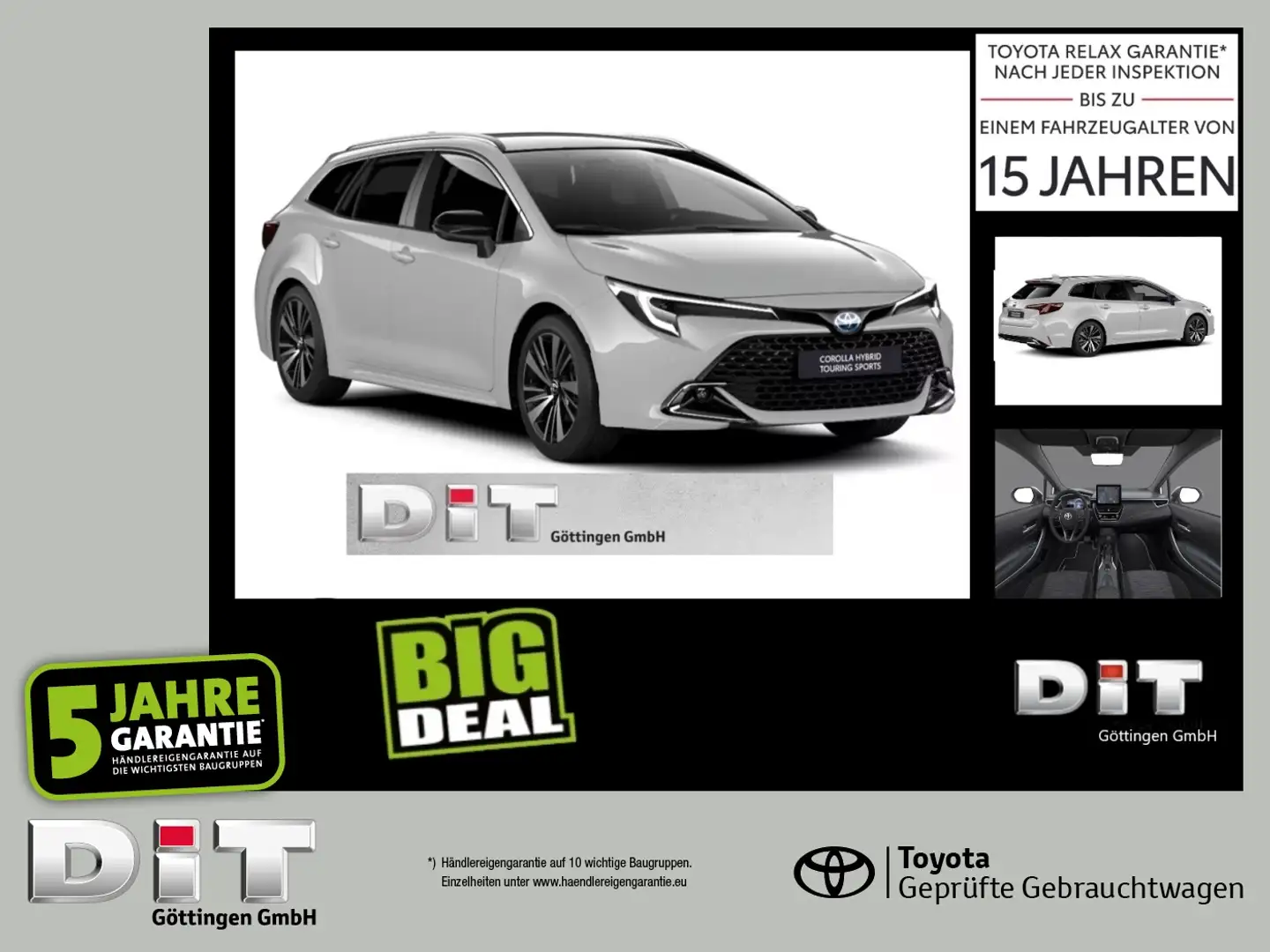 Toyota Corolla Touring Sports 1.8 Teamplayer ACC LM SP Schwarz - 1