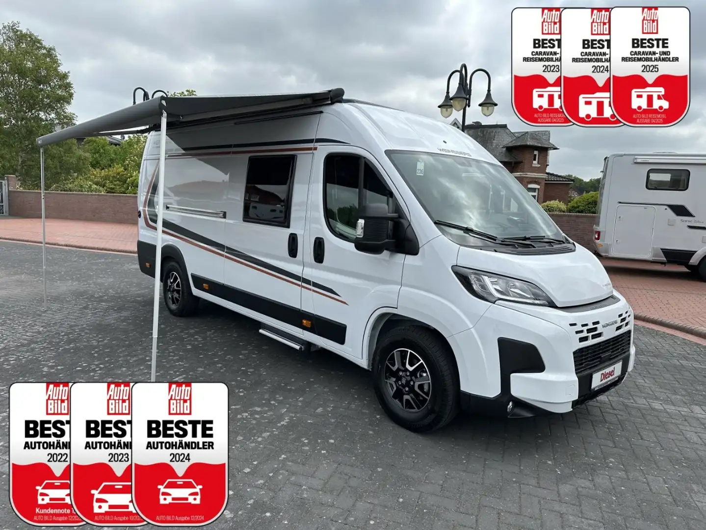 Weinsberg CaraBus 630 ME FIRE MEGA EXTRAS+AHK+TV+Solar+Marki Weiß - 1