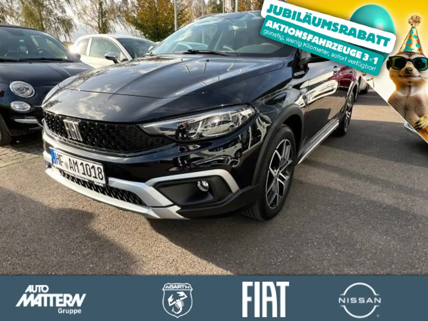 Fiat Tipo Kombi Cross 1.5 GSE, LED, Navi, ACC Noir - 1