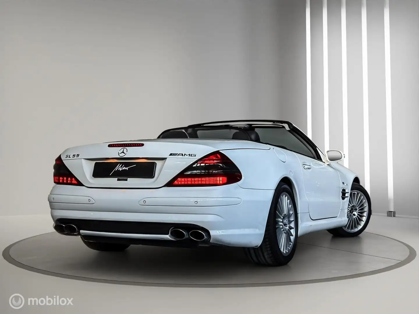 Mercedes-Benz SL 55 AMG |Memory |500PK |Koeling |Leder Blanco - 2