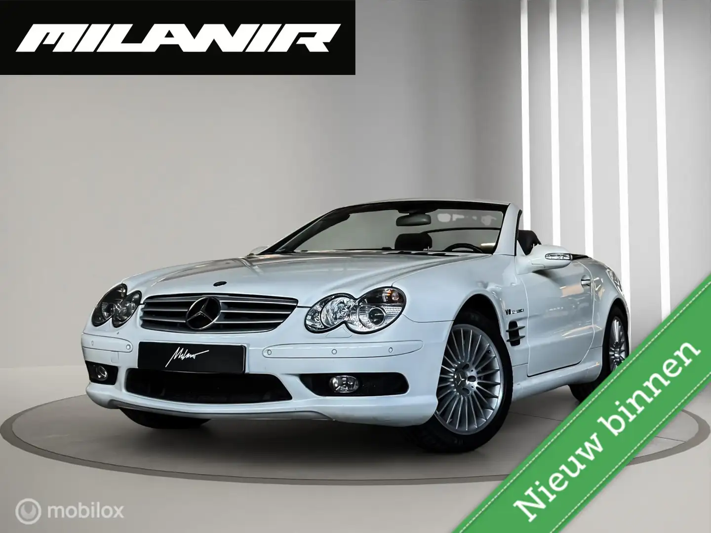 Mercedes-Benz SL 55 AMG |Memory |500PK |Koeling |Leder Blanco - 1