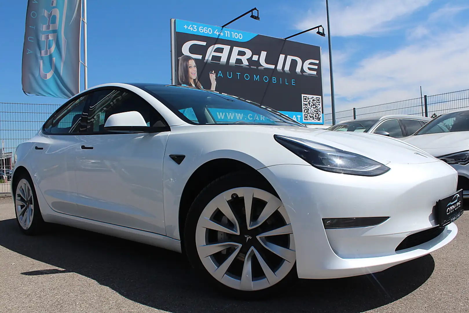 Tesla Model 3 Long Range AWD Dual 75kWh Panorama LED mit Batt... Weiß - 1