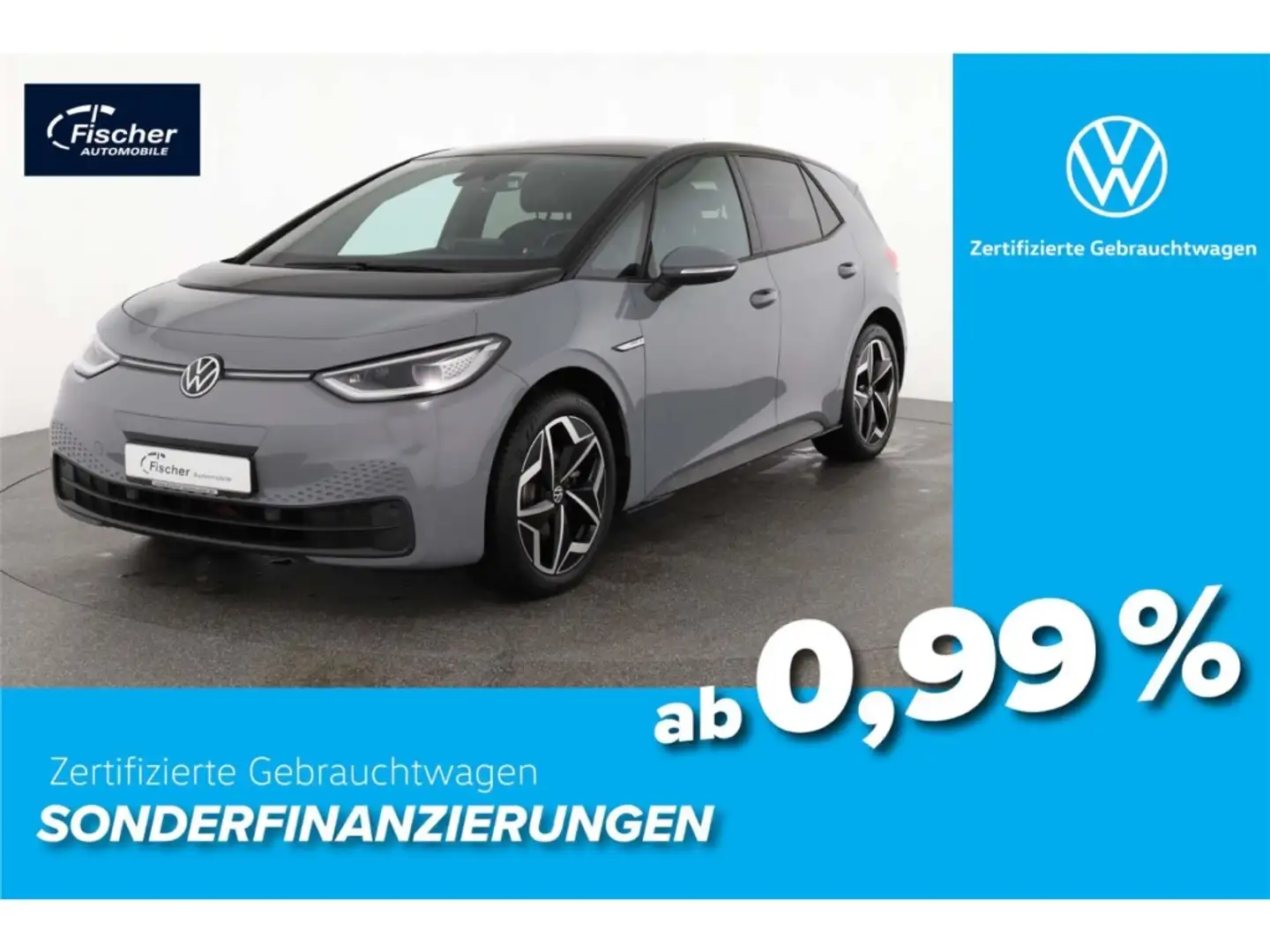 Volkswagen ID.3 Elektro Pro S 77 kWh Matrix/NAV/ACC/RFK/SH Grau - 1