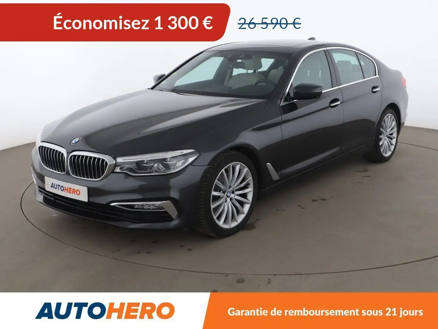 BMW 520 520dA Luxury Noir - 1