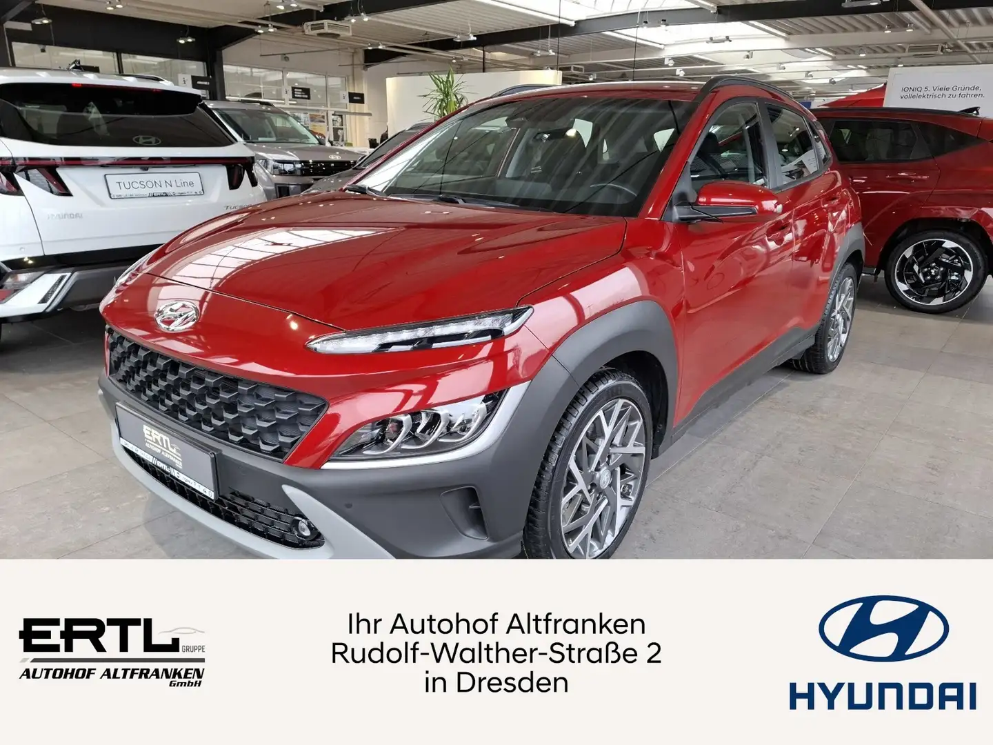 Hyundai KONA 1.6 GDi Hybrid Trend 2WD Rot - 1