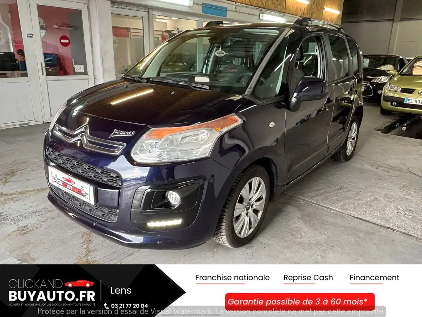 Citroen C3 Picasso 1.6 HDI 92CV FINITION EXCLUSIVE // ANDROID CARPLAY / CAMERA DE RECUL / CLIM Modrá - 1
