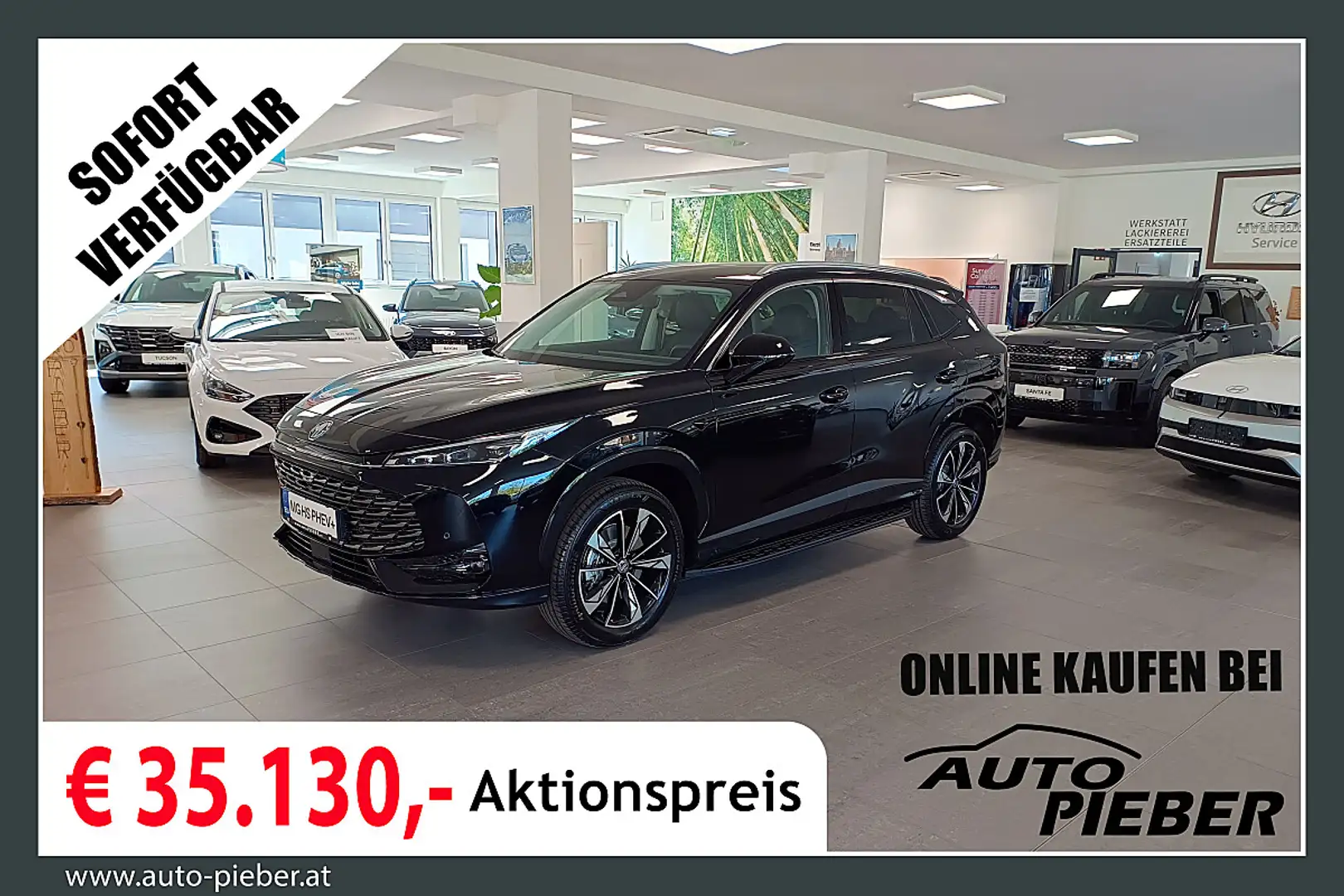 MG HS PHEV+ Luxury 21,4kWh *LED*Navi*Leder* Schwarz - 1