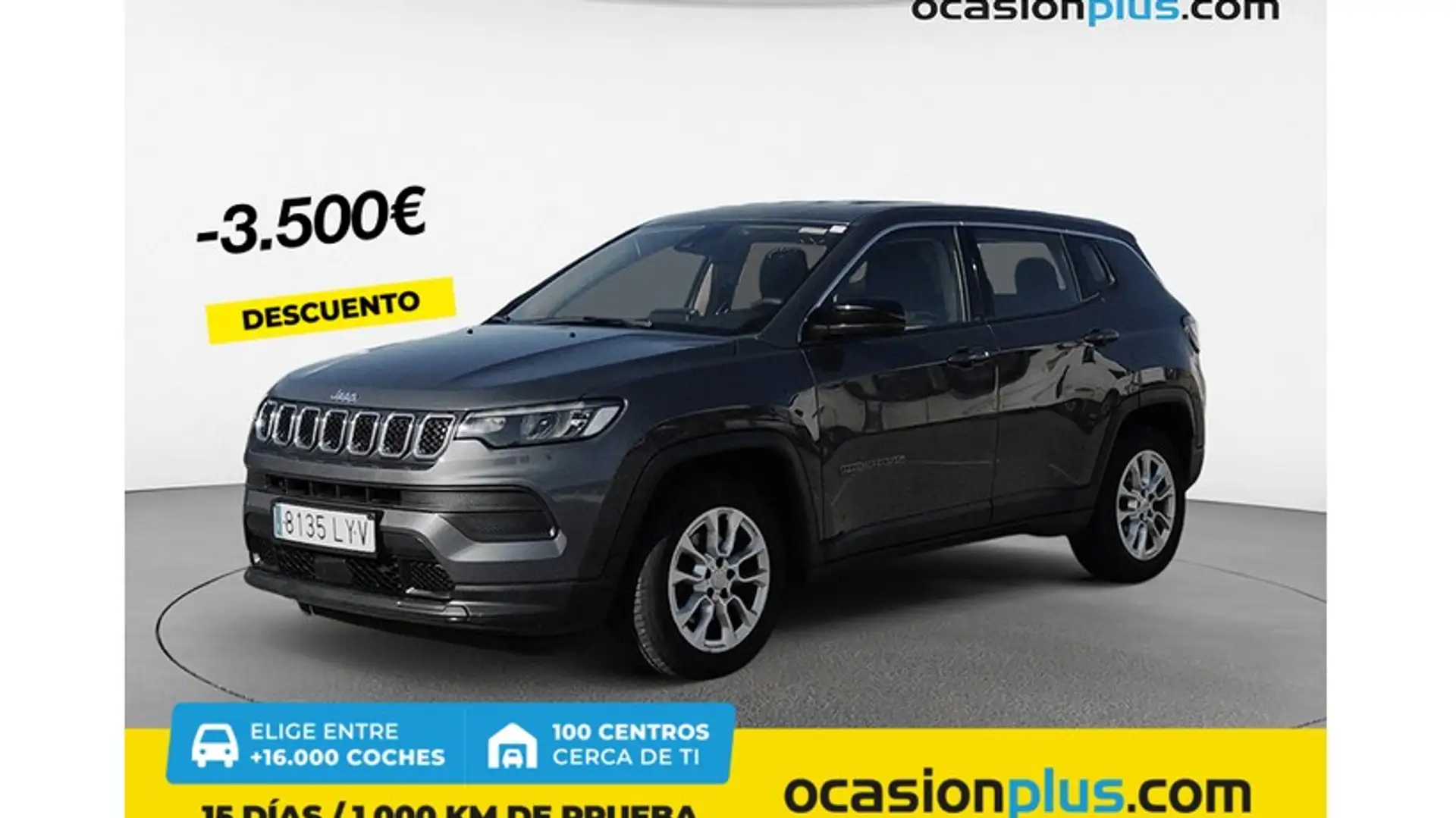 Jeep Compass 1.3 Gse T4 Longitude 4x2 130 Grijs - 1