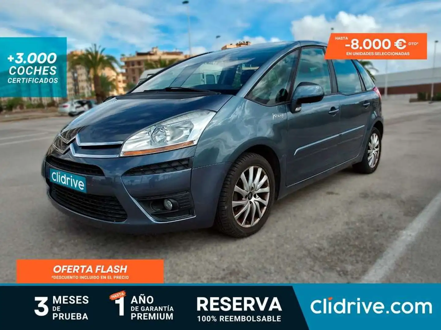 Citroen C4 Picasso 1.6HDI Exclusive CMP Gris - 1