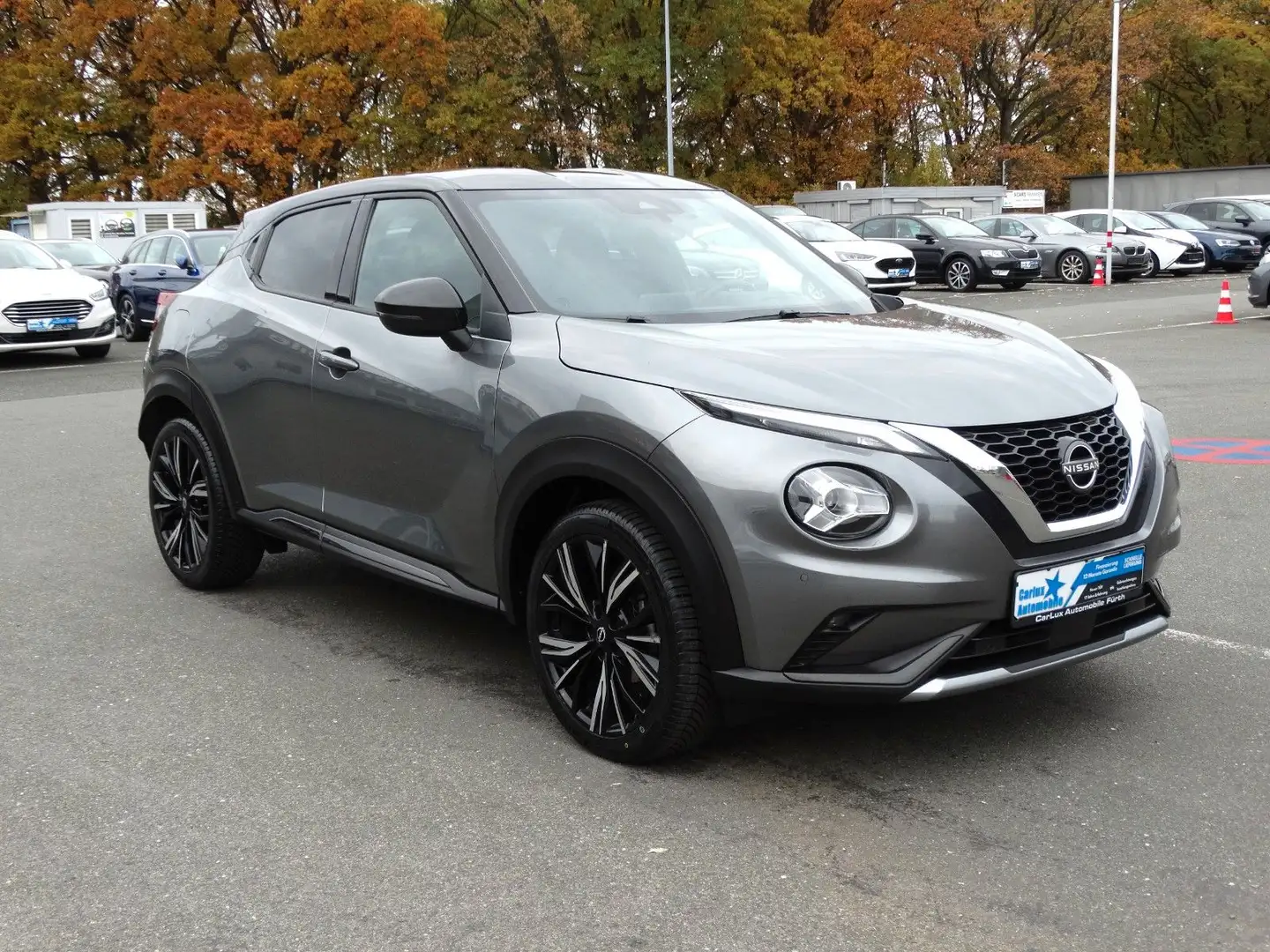 Nissan Juke N-Design*SportSitze*Alu19*NAVI*LED*T-Leder Grau - 2