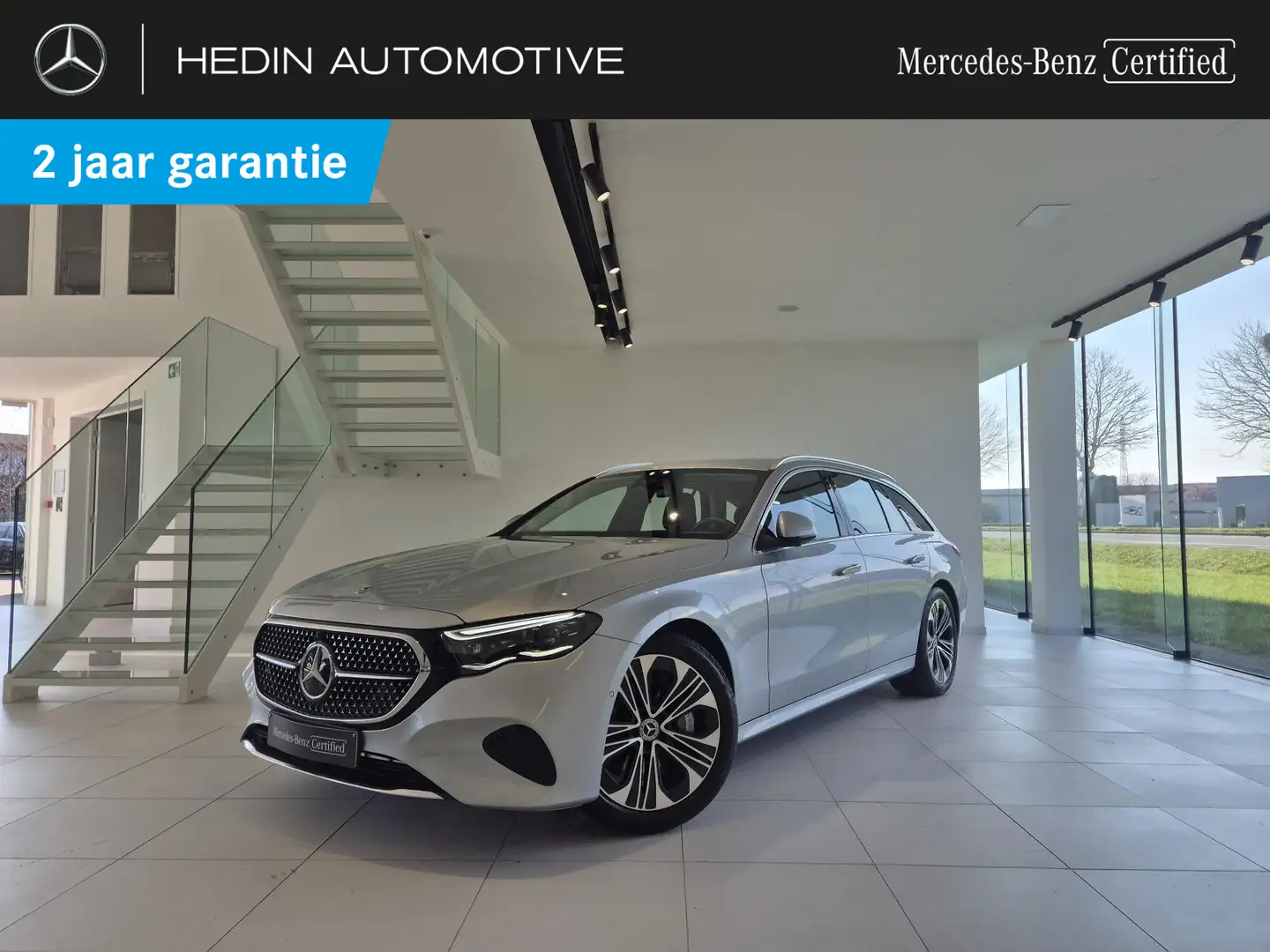 Mercedes-Benz E 300 E Break Luxury Line | Distronic | Dodehoekassisten Plateado - 1