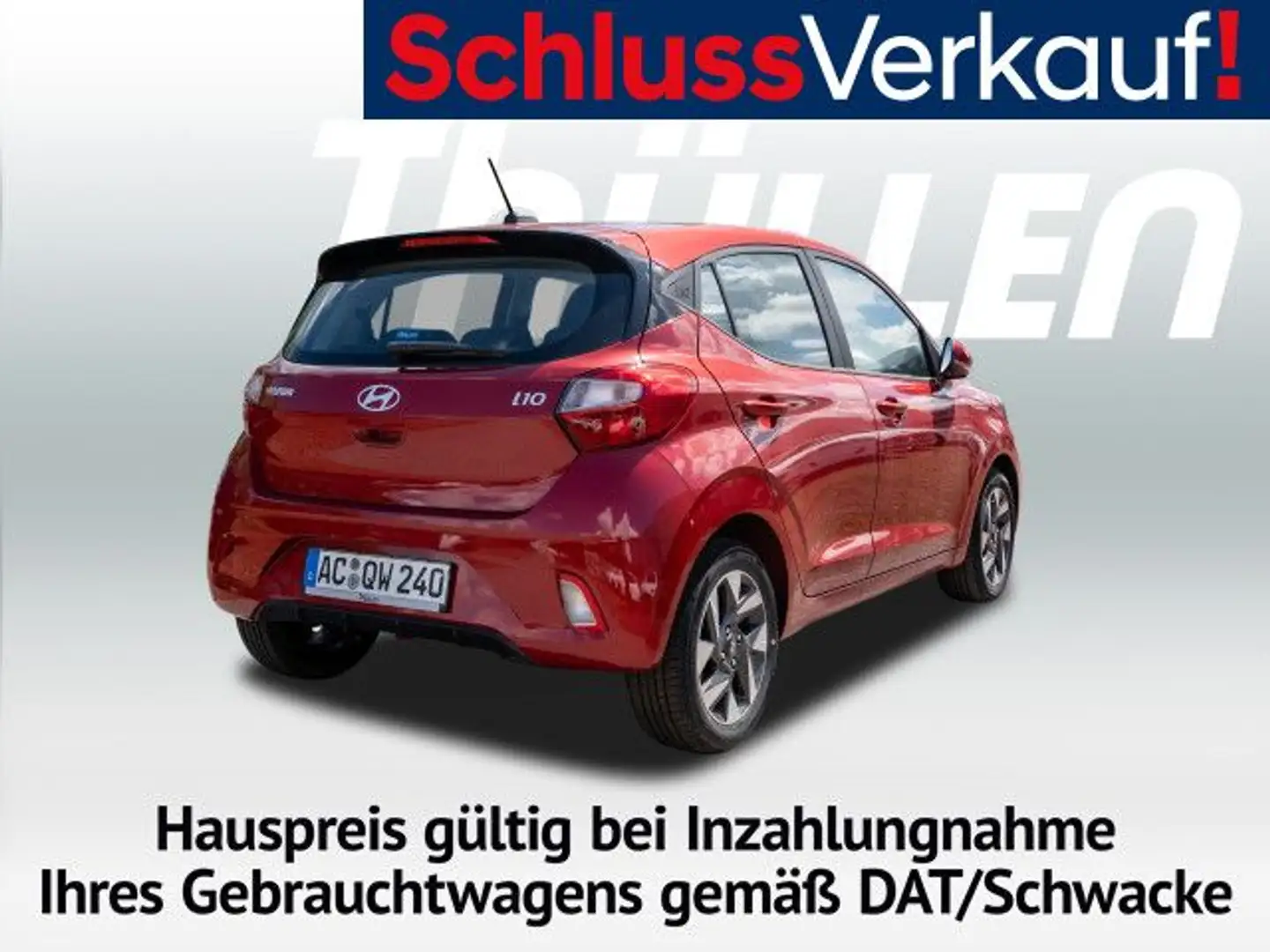 Hyundai i10 FL 1.0 GDi 5-MT 2WD Trend Komfortpaket Navi Rot - 2