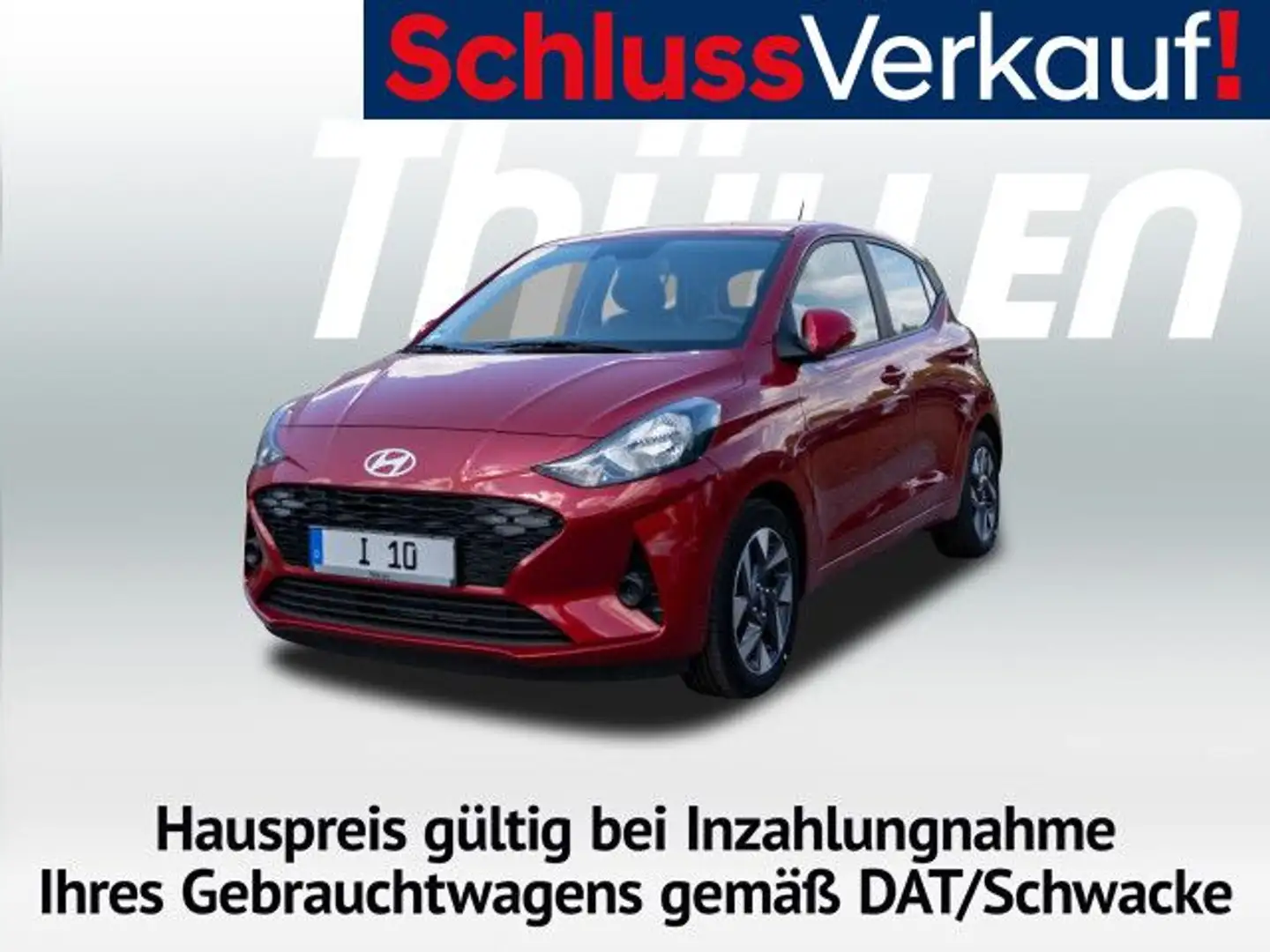 Hyundai i10 FL 1.0 GDi 5-MT 2WD Trend Komfortpaket Navi Rot - 1