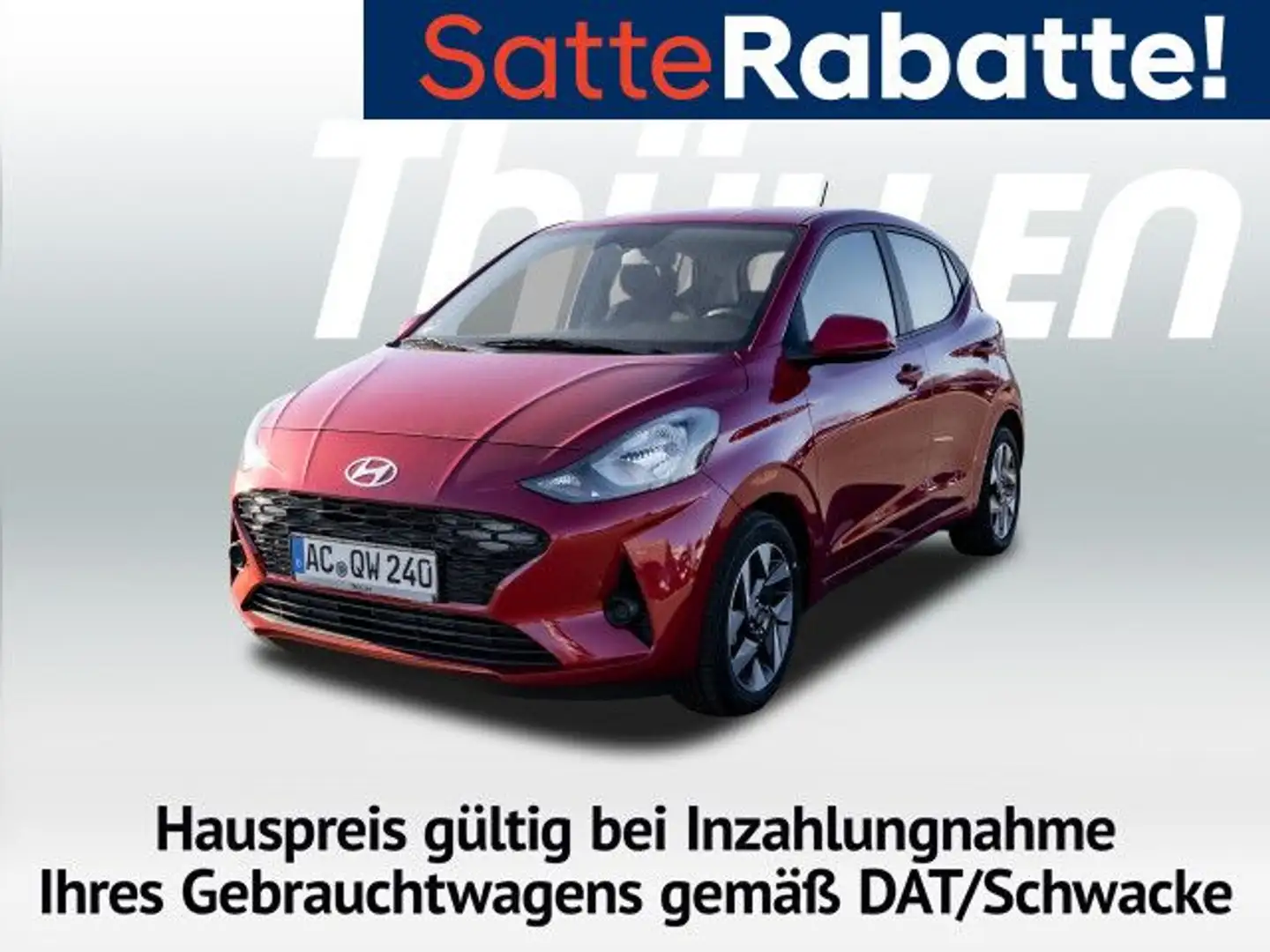 Hyundai i10 FL 1.0 GDi 5-MT 2WD Trend Komfortpaket Navi Rouge - 1