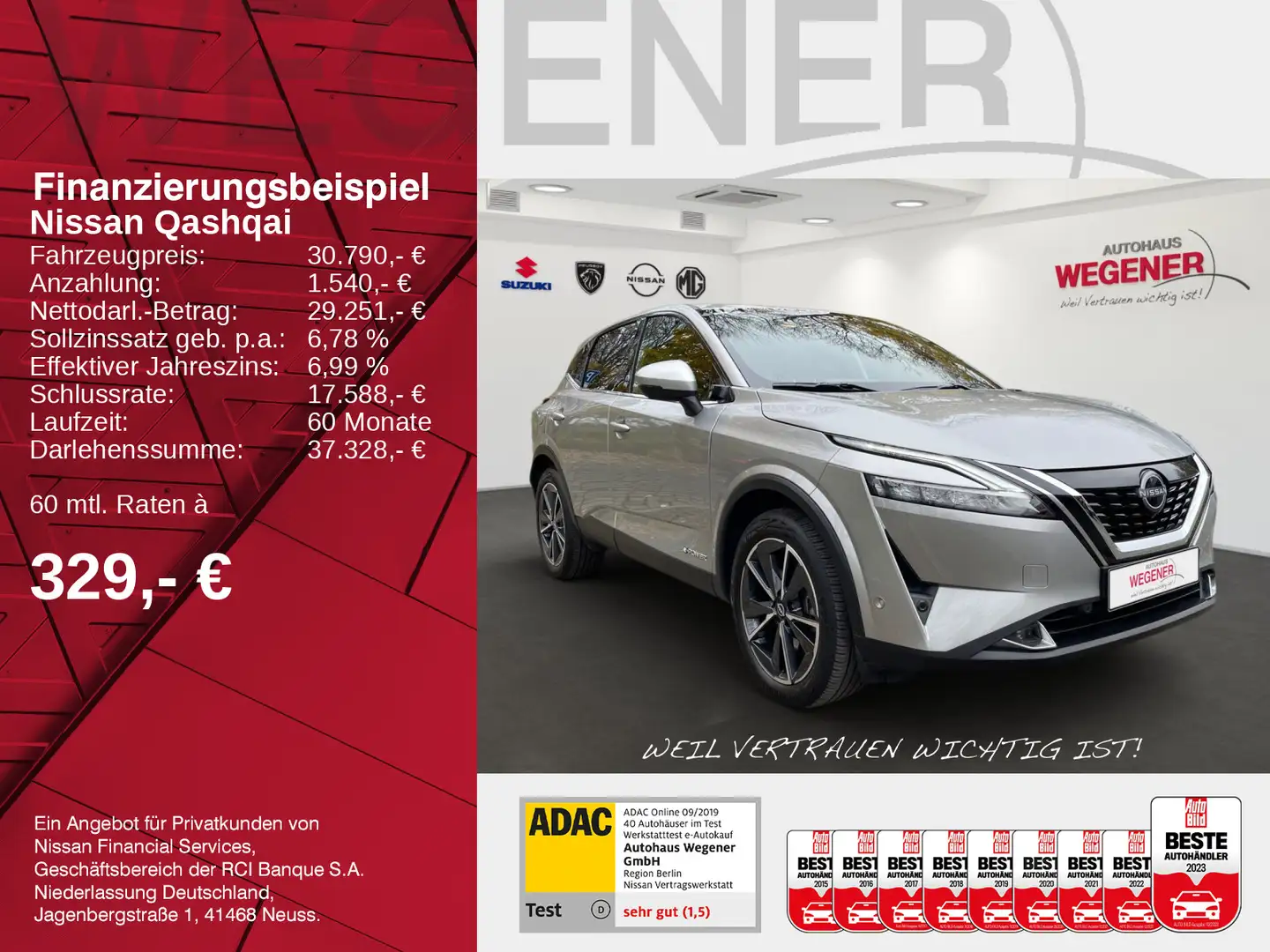 Nissan Qashqai QASHQAI ePower Tekna ProPilot 19" HUD Zilver - 2