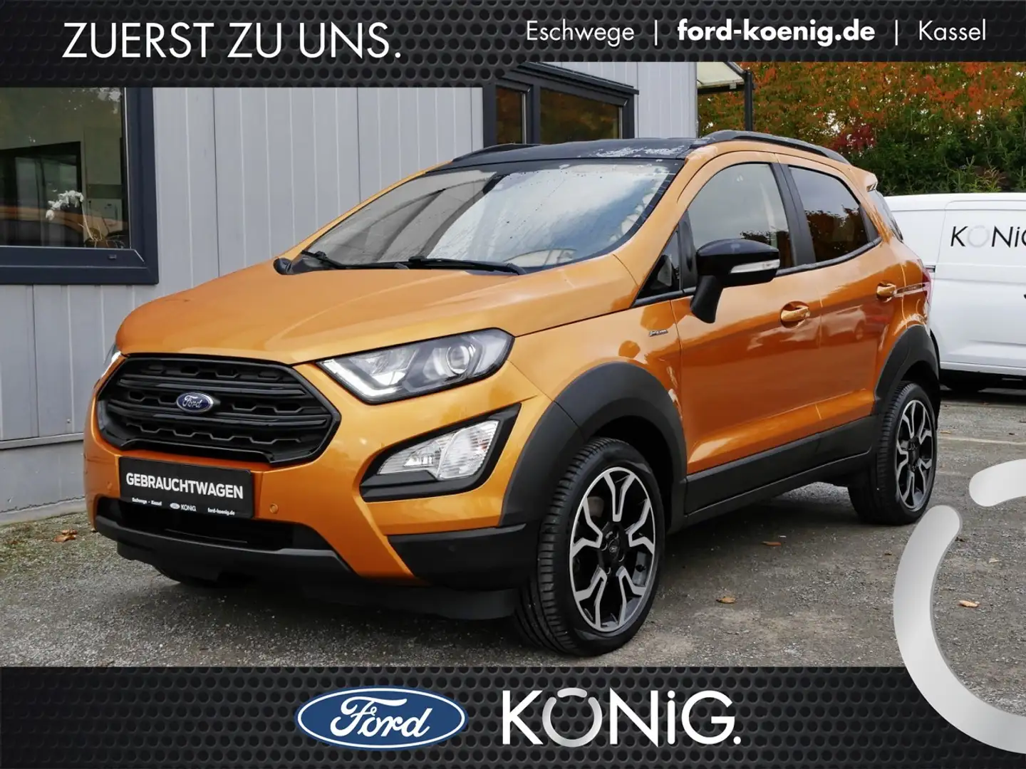 Ford EcoSport Active 1.0 EB Navi+LED+Key-Free+Kamera Klima Navi Gelb - 1