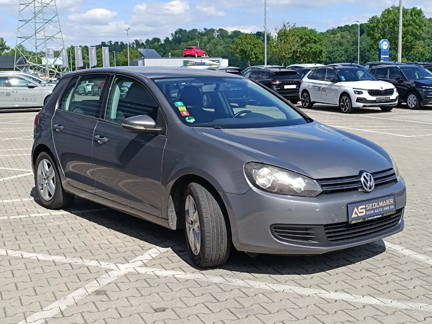 Volkswagen Golf VI 1.6 Comfortline KlimaAuto|PDCv+h|CD|MP3 Grey - 2