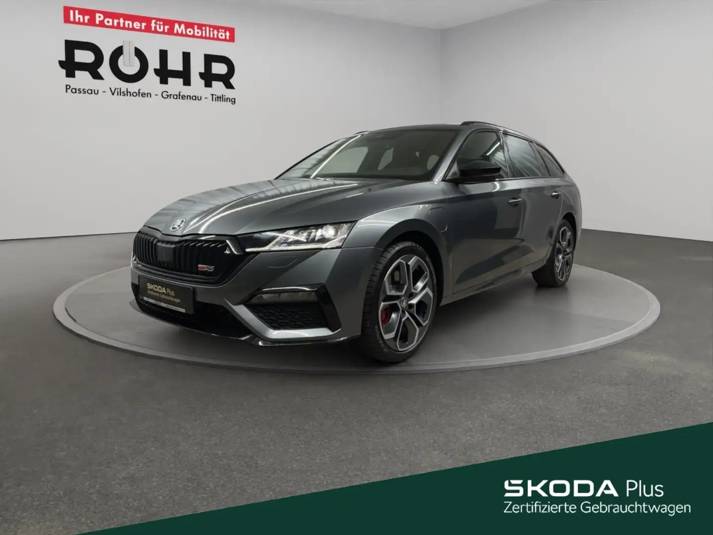 Skoda Octavia Combi RS (07/2028Garantie.AHK.Navi) 1.4 TSI PHEV D Grau - 1