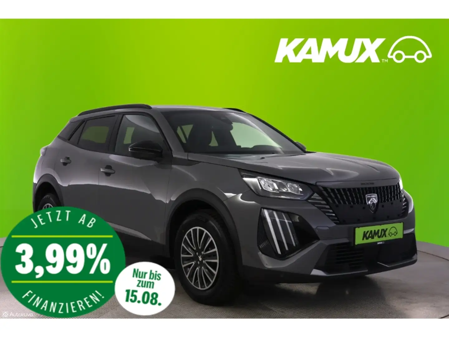 Peugeot 2008 1.2PureTech Allure+LED+VIRTUAL+PDC+TEMPO Grijs - 1