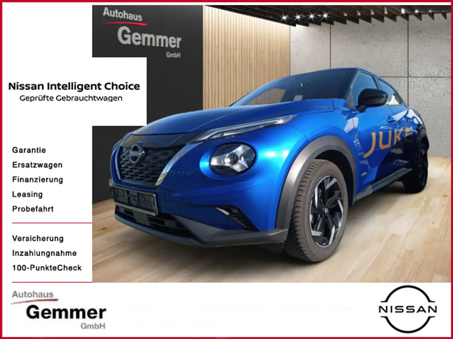Nissan Juke JUKE 1.6 HYBRID 143 PS 4AMT N-Connecta Blauw - 1