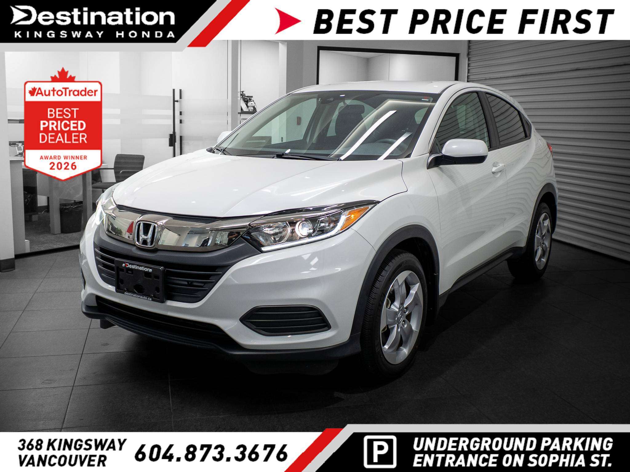 Platinum White Pearl 2021 Honda HR-V SUV / Crossover All-Wheel Drive Automatic
