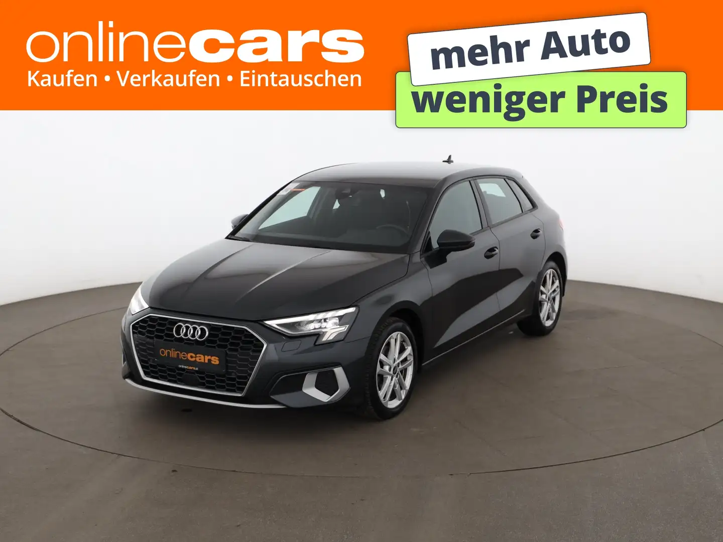 Audi A3 Sportback 35 TDI advanced Aut LED NAVI SITZHZG Grau - 1