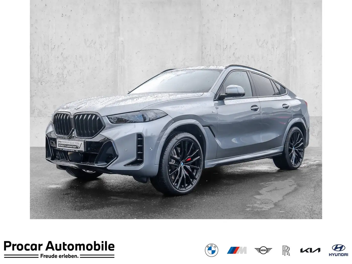 BMW X6 xDrive30d M Sport HUD PANO ACC AHK RFK NAVI LED Grau - 1