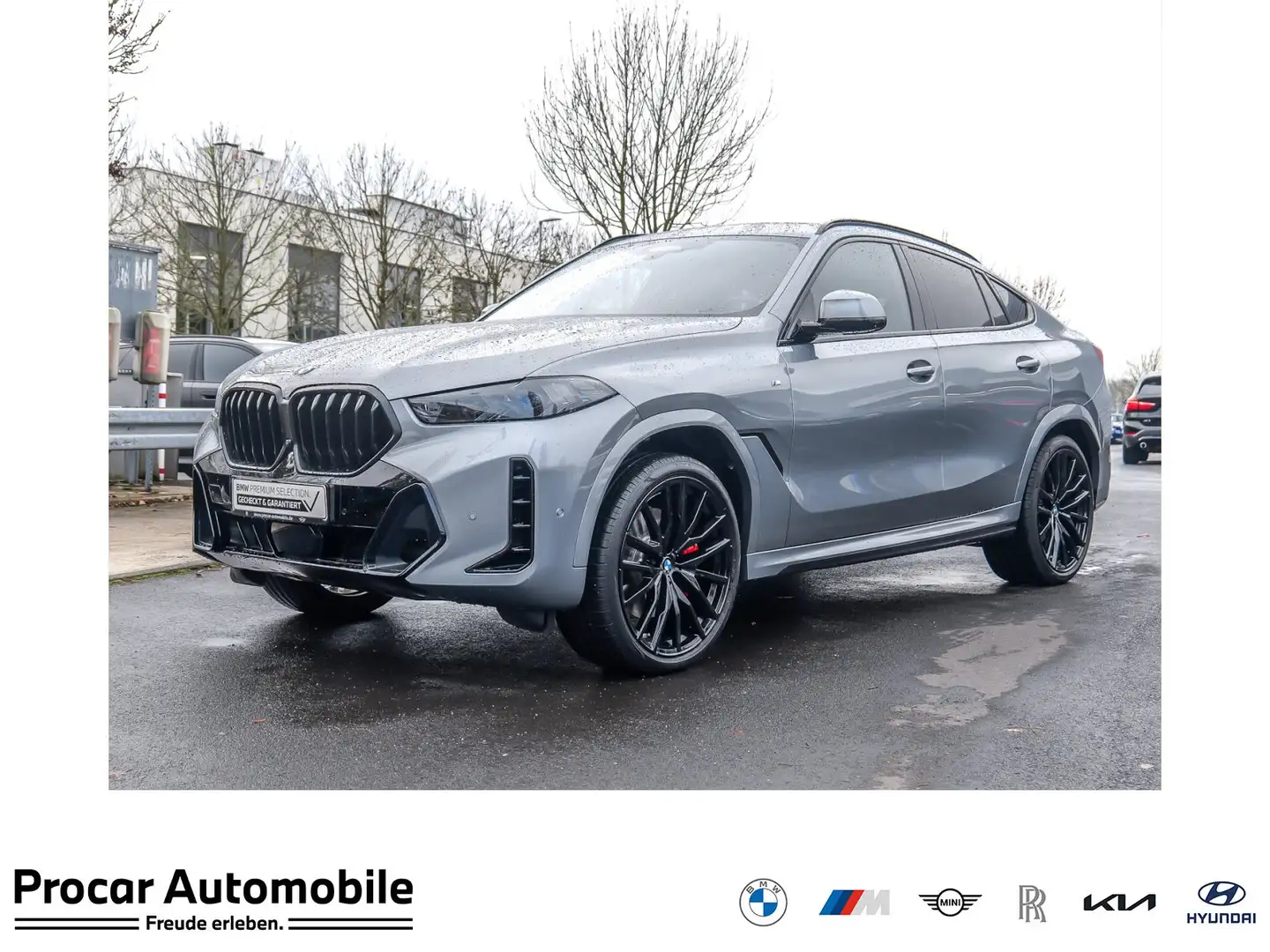 BMW X6 xDrive30d M Sport HUD PANO ACC AHK RFK NAVI LED Grau - 1