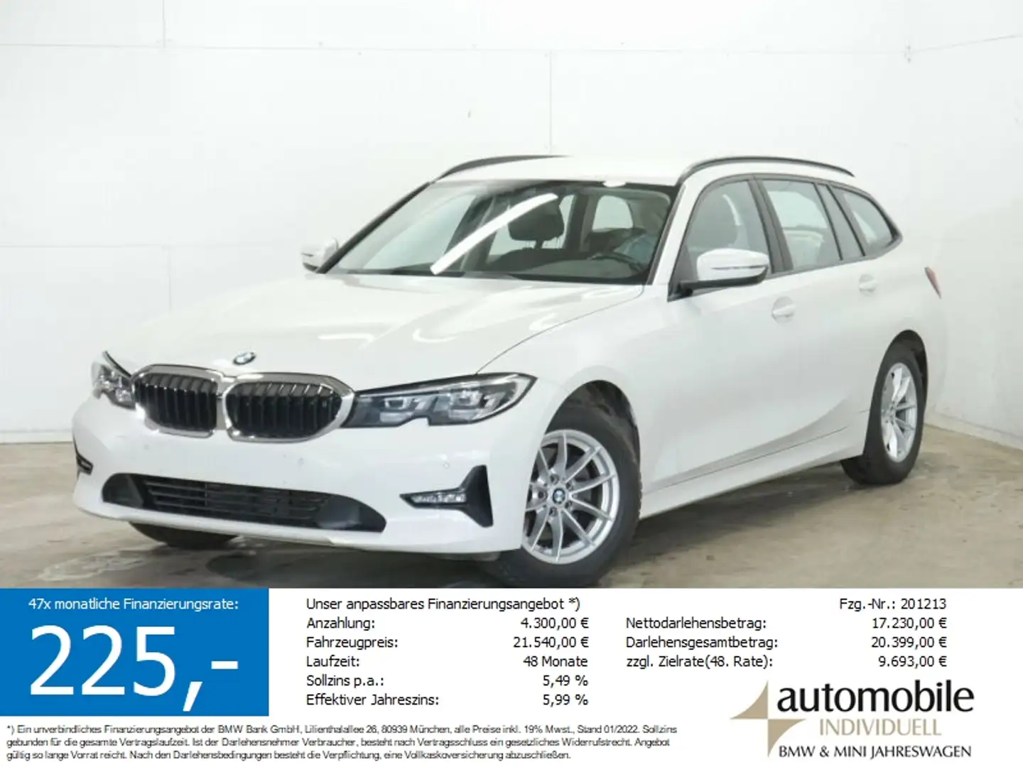 BMW 320 d AT LiveCockpit LED DAB Alarm Shz.DAB 4xPDC Wit - 1