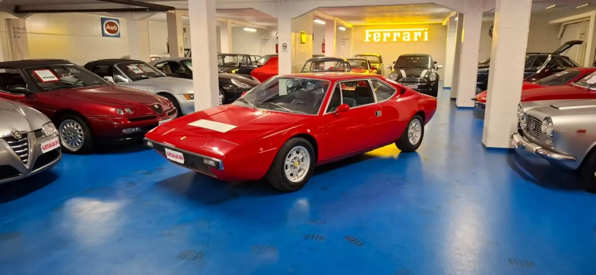 Ferrari Dino GT4 208 TARGA BOLOGNA*840 ESEMPLARI*INTERNI BLU Červená - 1