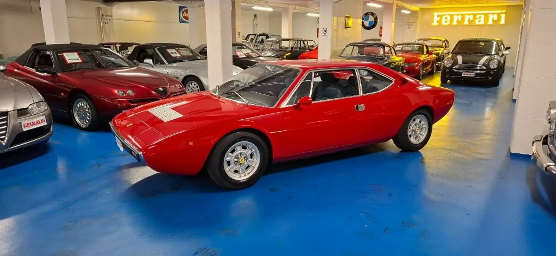 Ferrari Dino GT4 208 TARGA BOLOGNA*840 ESEMPLARI*INTERNI BLU Červená - 2