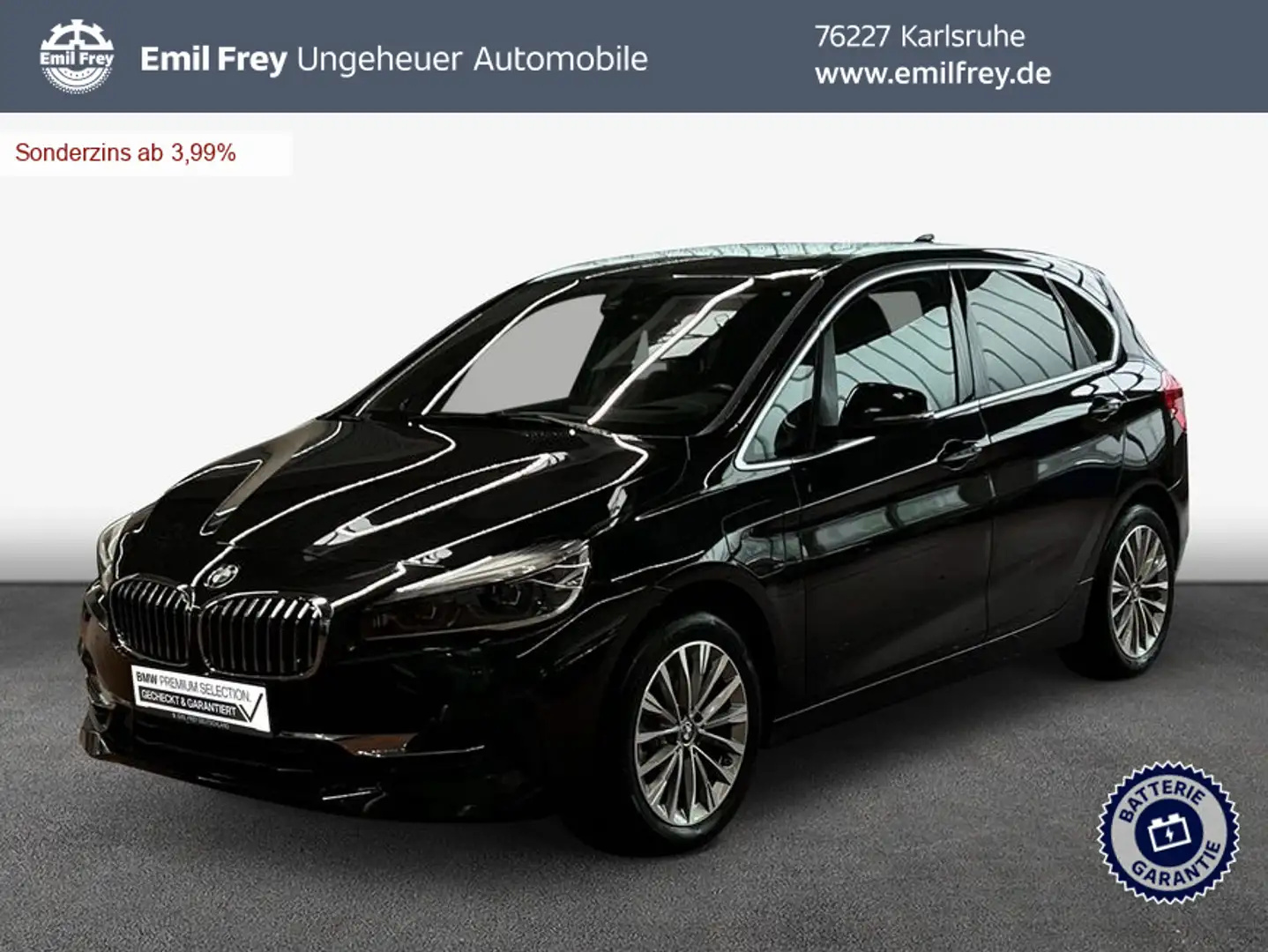 BMW 225 225xe iPerformance Active Tourer Luxury Line *RFK* Чорний - 1