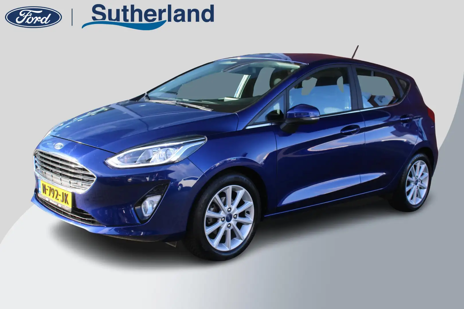 Ford Fiesta 1.0 EcoBoost 100 PK Titanium | Inclusief nieuwe di Blauw - 1