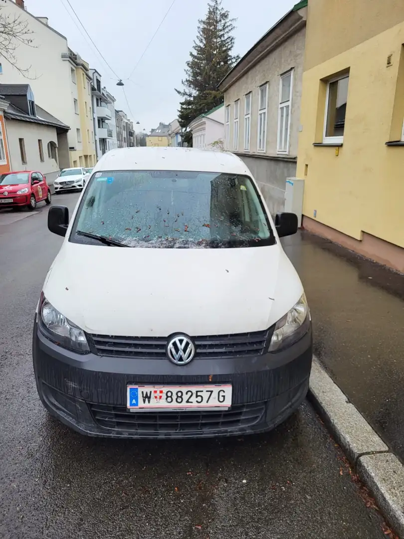 Volkswagen Caddy Kombi 1,6 TDI DPF Weiß - 1