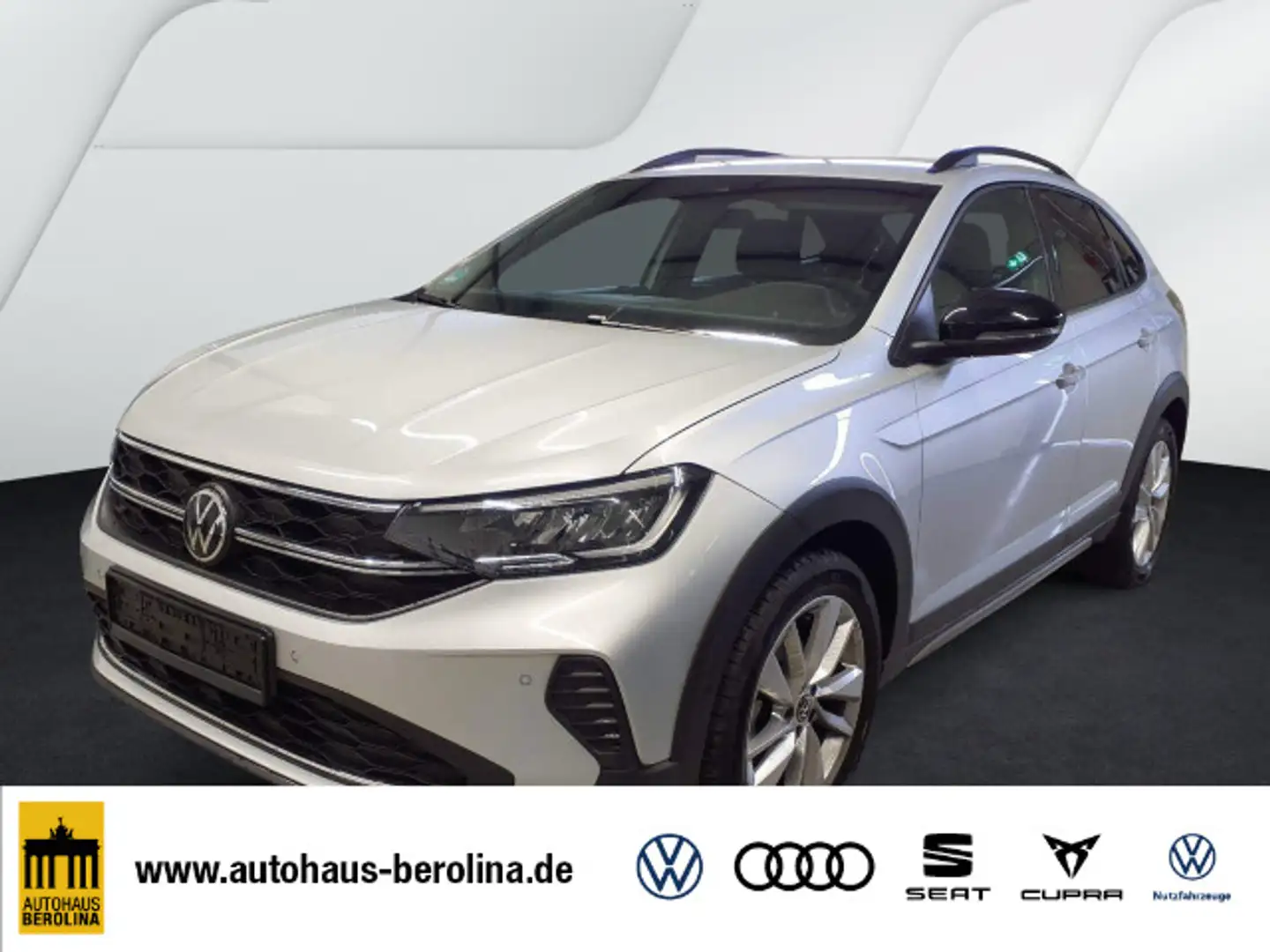 Volkswagen Taigo 1.0 TSI Goal DSG *ACC*NAV*SHZ*App-Connect* Silber - 1