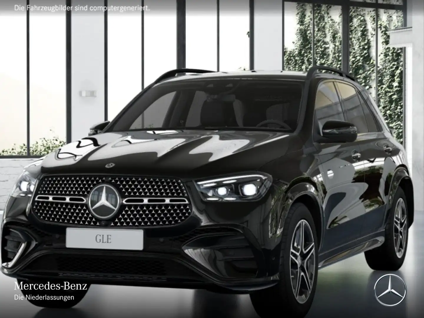 Mercedes-Benz GLE 300 d 4M AMG+NIGHT+360+AHK+MULTIBEAM+20"+SPUR Negru - 2